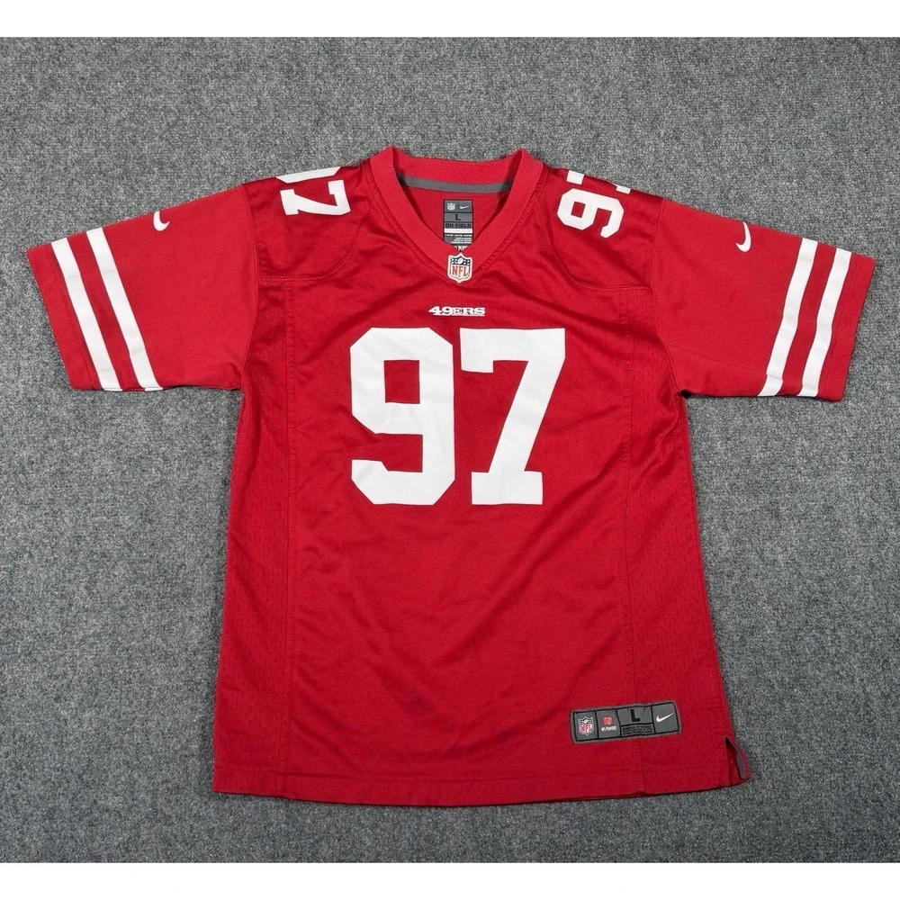 Nike San Francisco 49ers Nick Bosa #97 NFL Game Jersey Youth Large (14-16) Red